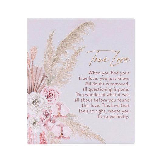 WEDDING TRUE LOVE VERSE PLAQUE