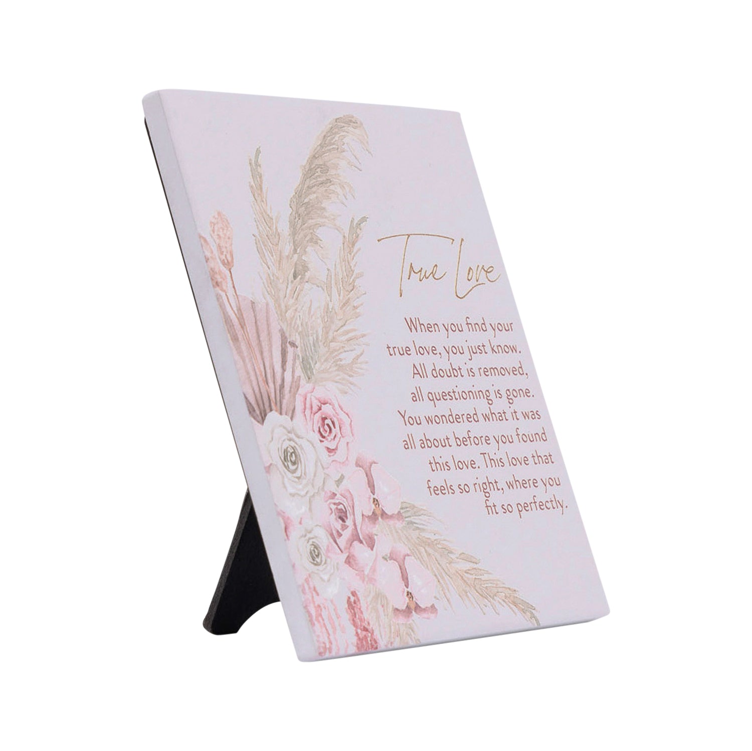 WEDDING TRUE LOVE VERSE PLAQUE