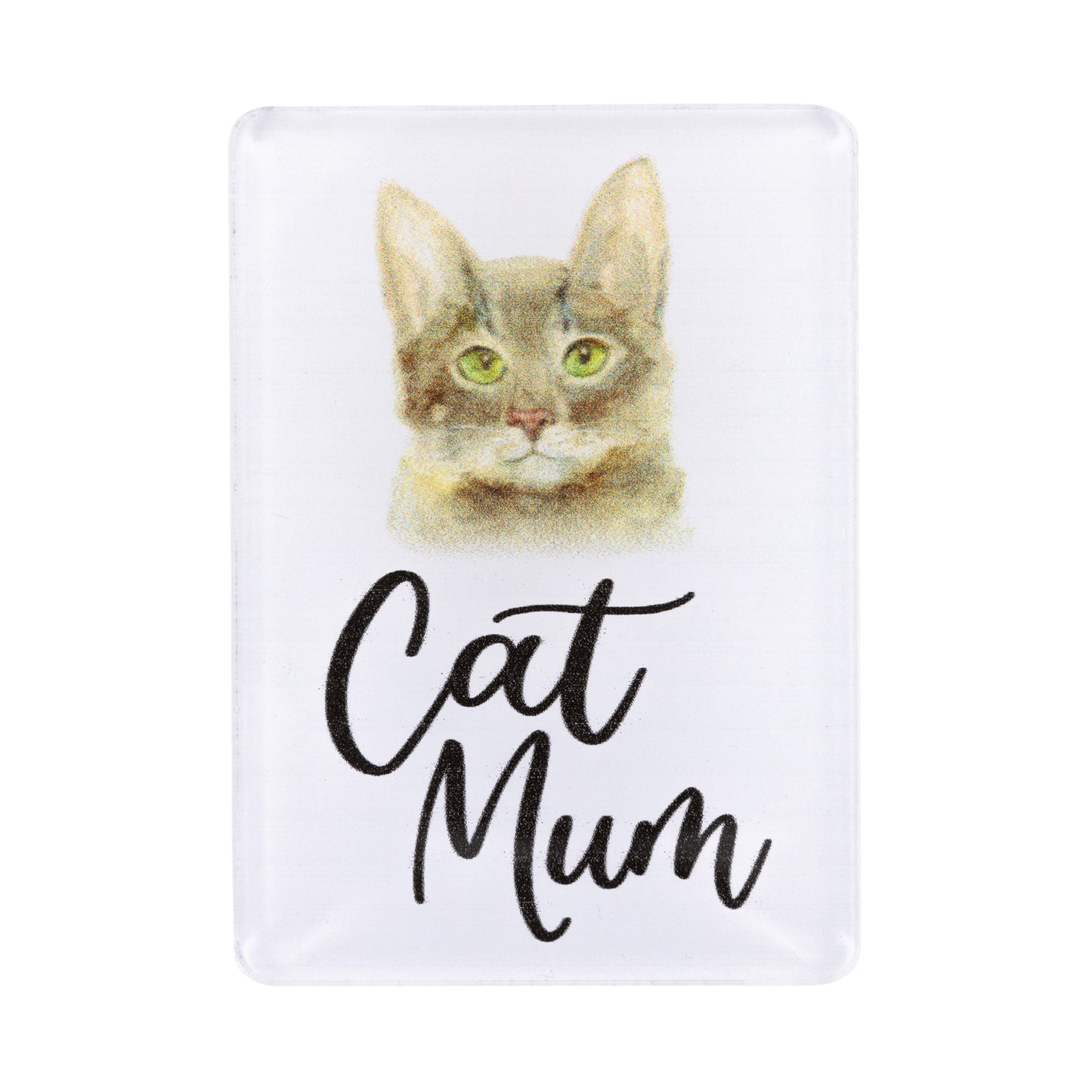 I LOVE MY PET ACRYLIC MAGNET CAT MUM