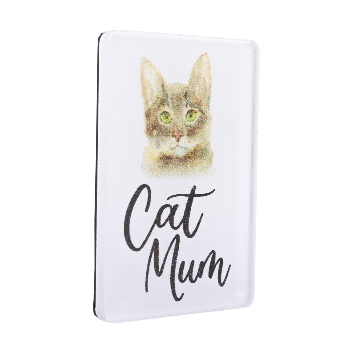 I LOVE MY PET ACRYLIC MAGNET CAT MUM