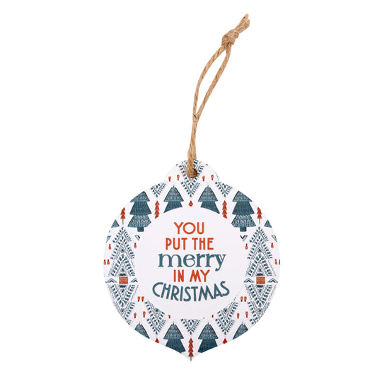 CHRISTMAS CERAMIC HANGING KEEPSAKE YOU