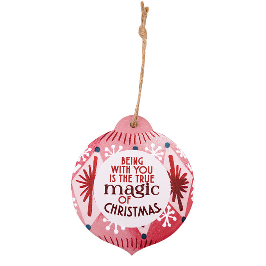 CHRISTMAS CERAMIC HANGING KEEPSAKE MAGIC