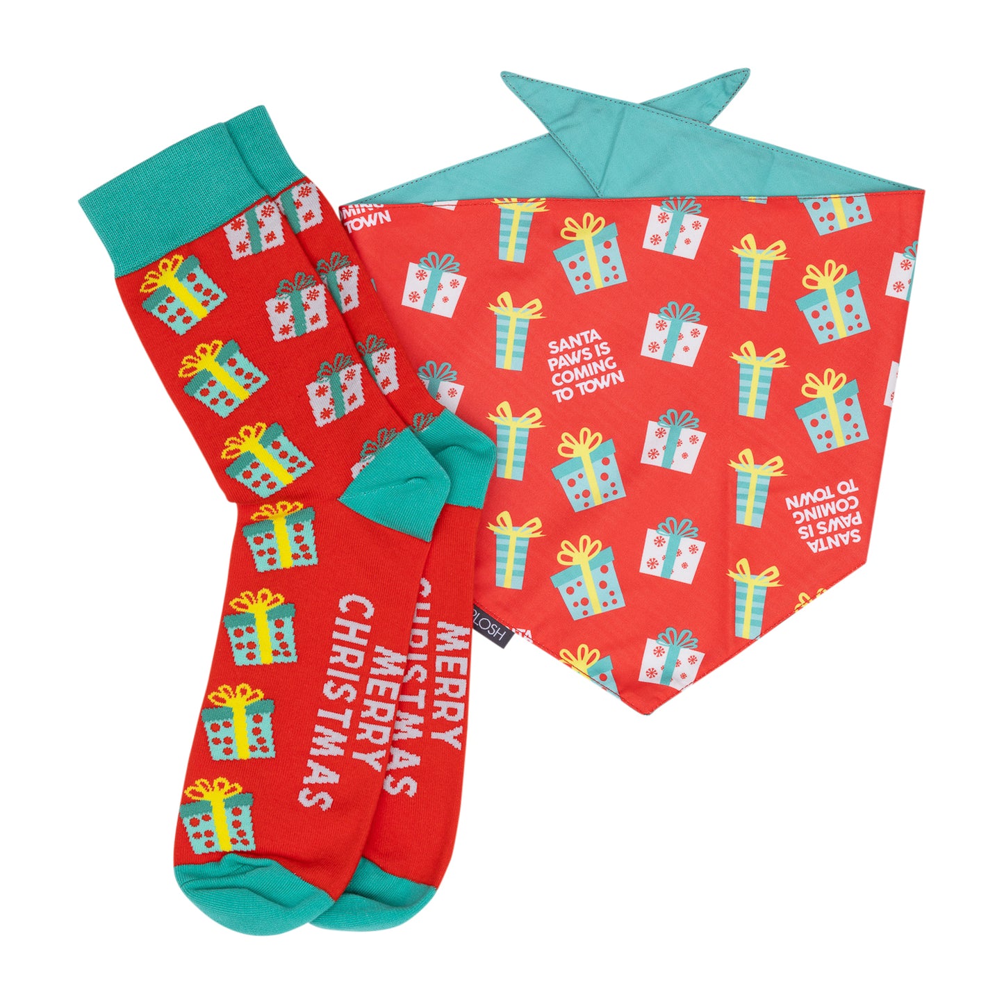 CHRISTMAS SOCKS PRESENTS DESIGN