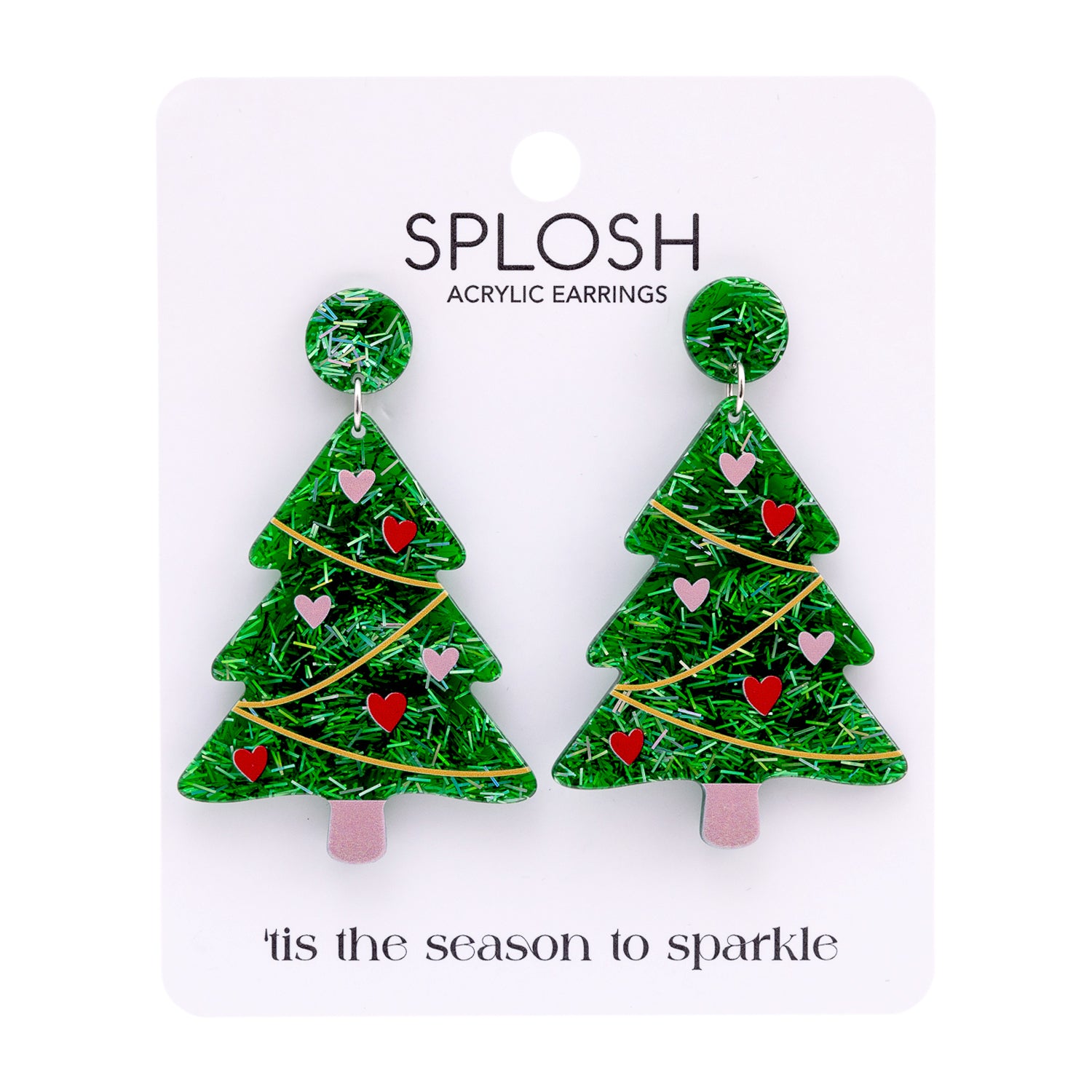 CHRISTMAS EARRINGS CHRISTMAS TREE DESIGN