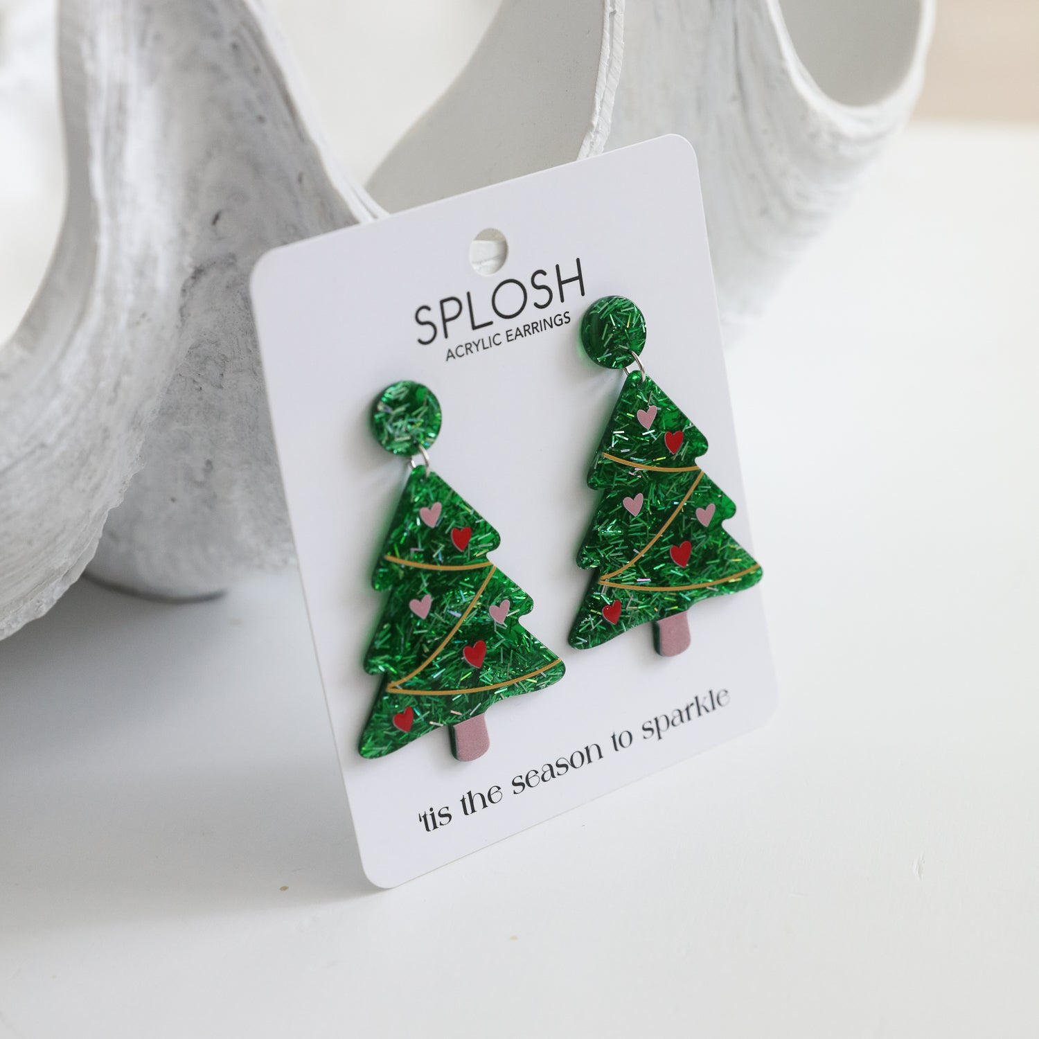 CHRISTMAS EARRINGS CHRISTMAS TREE DESIGN