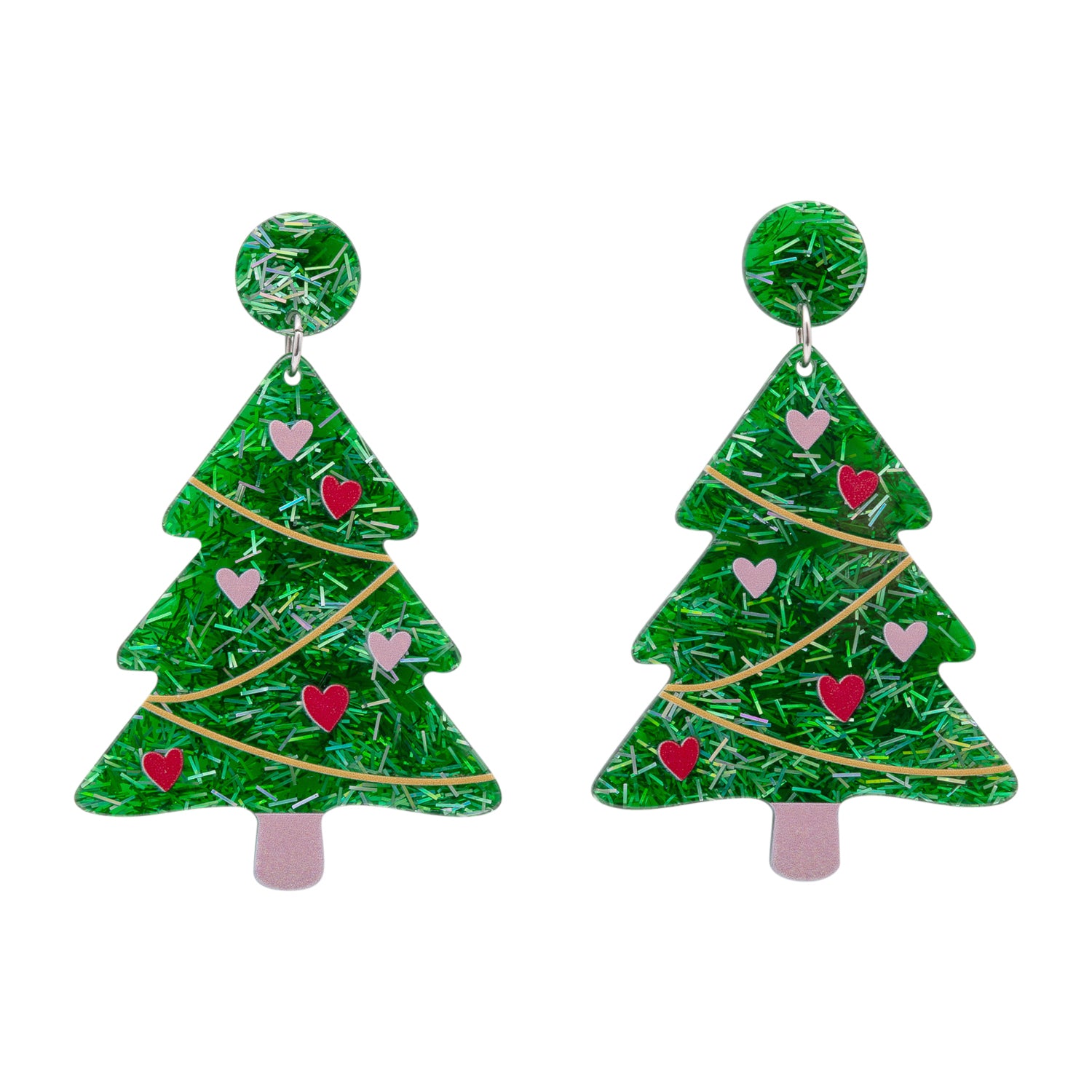 CHRISTMAS EARRINGS CHRISTMAS TREE DESIGN