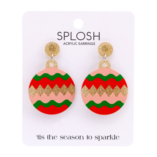 CHRISTMAS EARRINGS ORNAMENT DESIGN