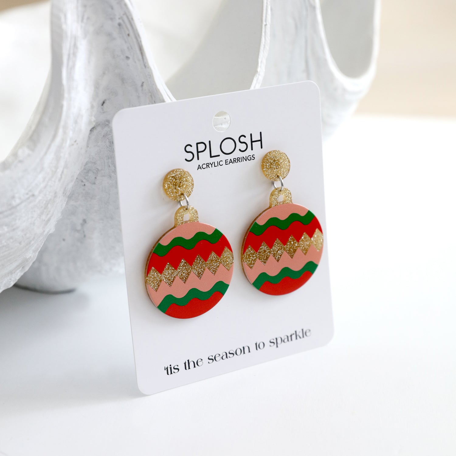 CHRISTMAS EARRINGS ORNAMENT DESIGN