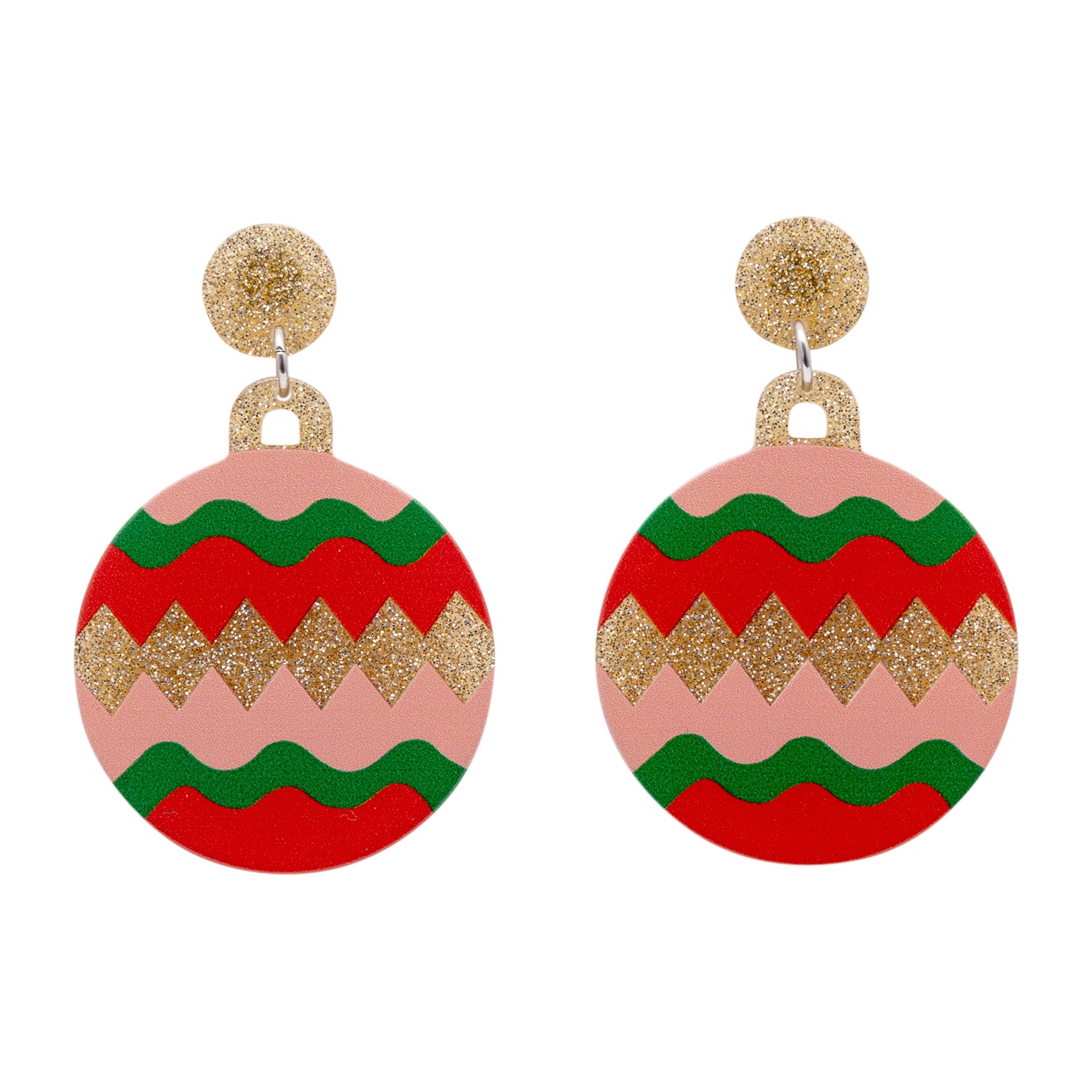 CHRISTMAS EARRINGS ORNAMENT DESIGN