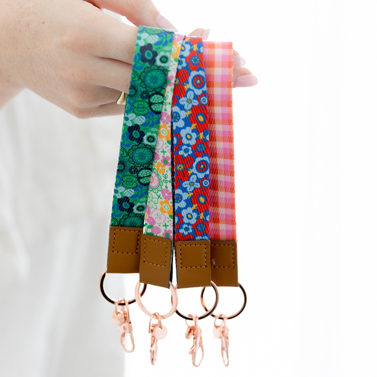 TEACHER WRISTLET KEYCHAIN FLORAL