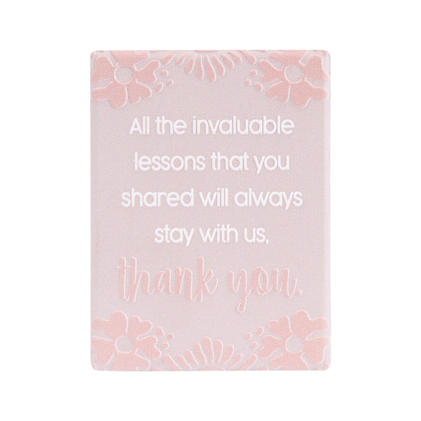 TEACHER MAGNET CERAMIC THANK YOU