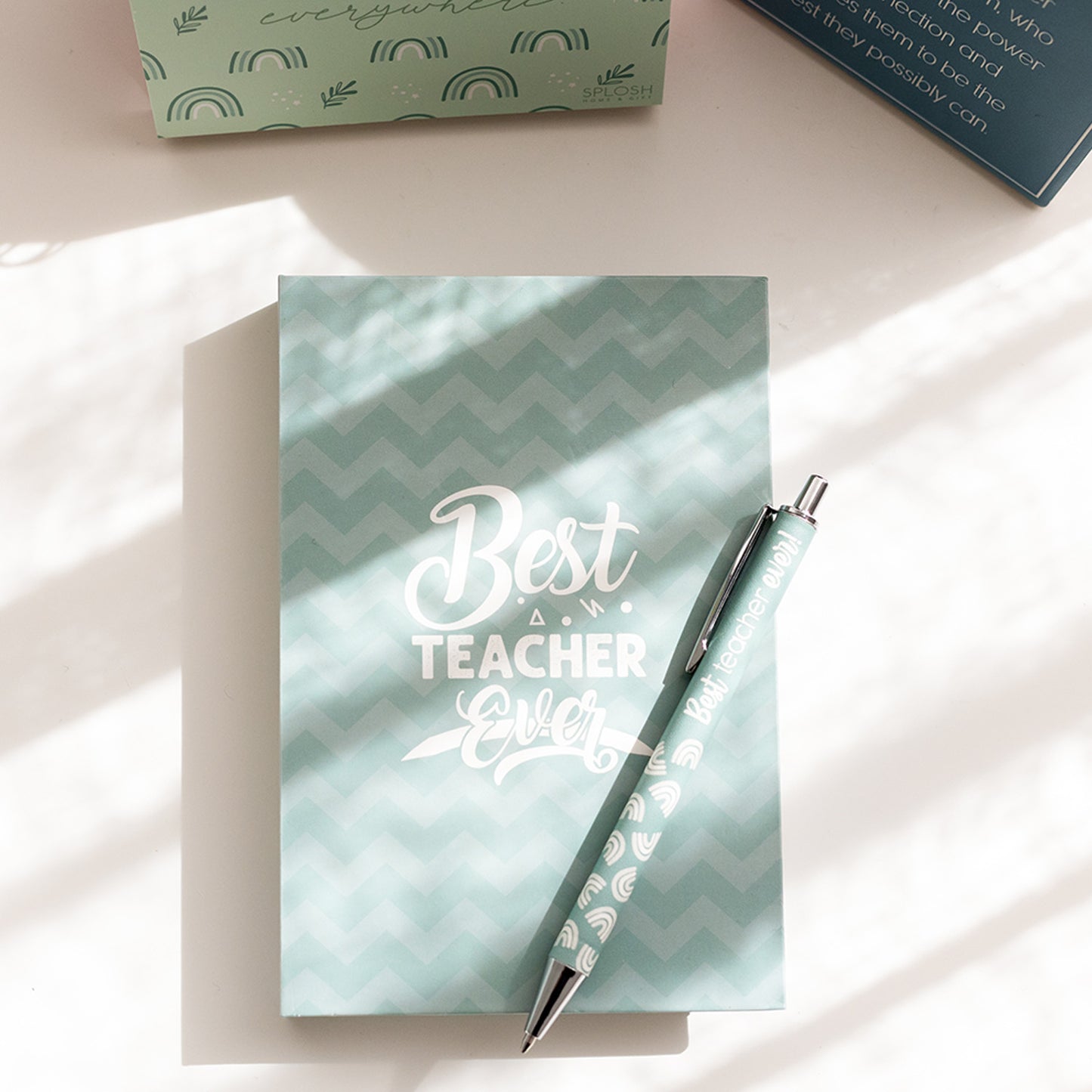 TEACHER STICKY NOTE SET BEST TEACHER