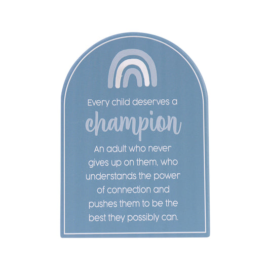 TEACHER VERSE PLAQUE CHAMPION