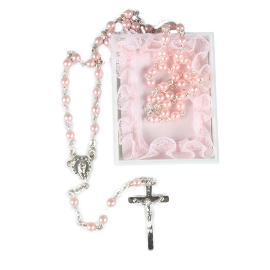 MY FIRST ROSARY BEADS PINK