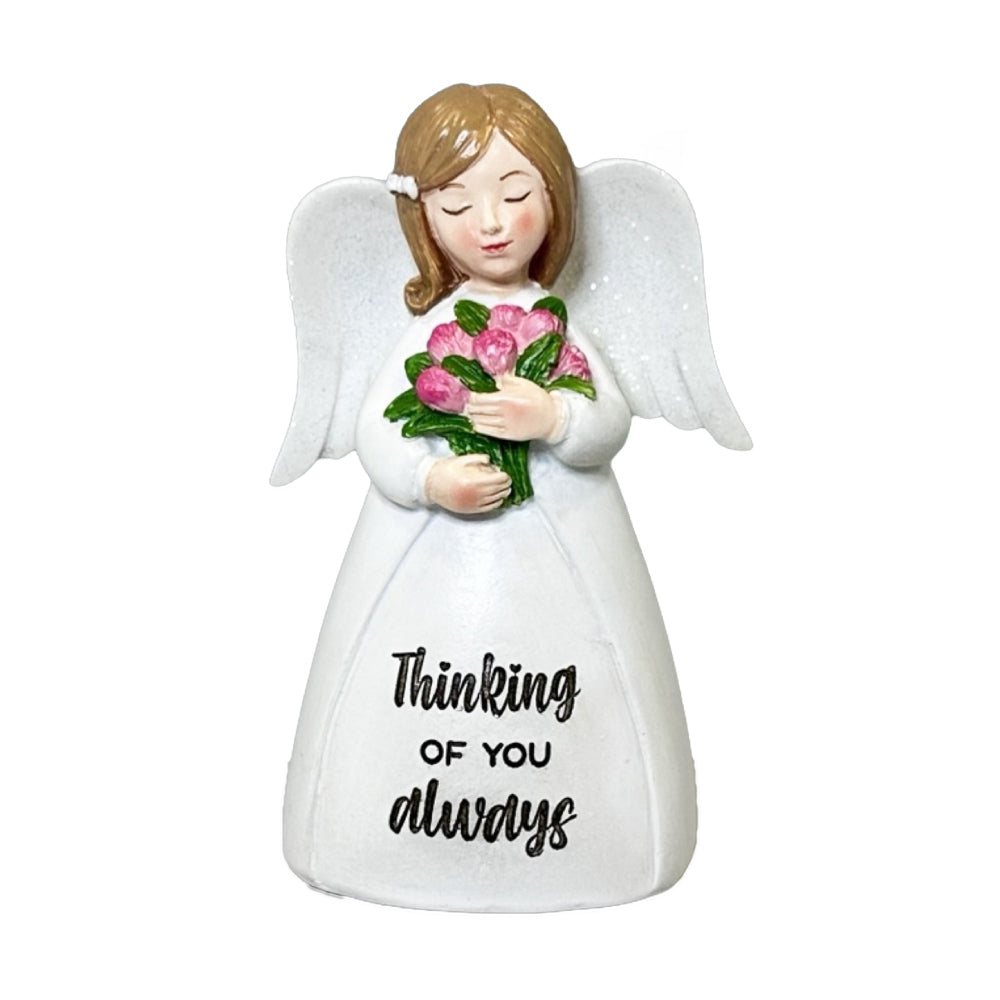 LITTLE BLESSING ANGEL FIGURINE THINKING OF YOU