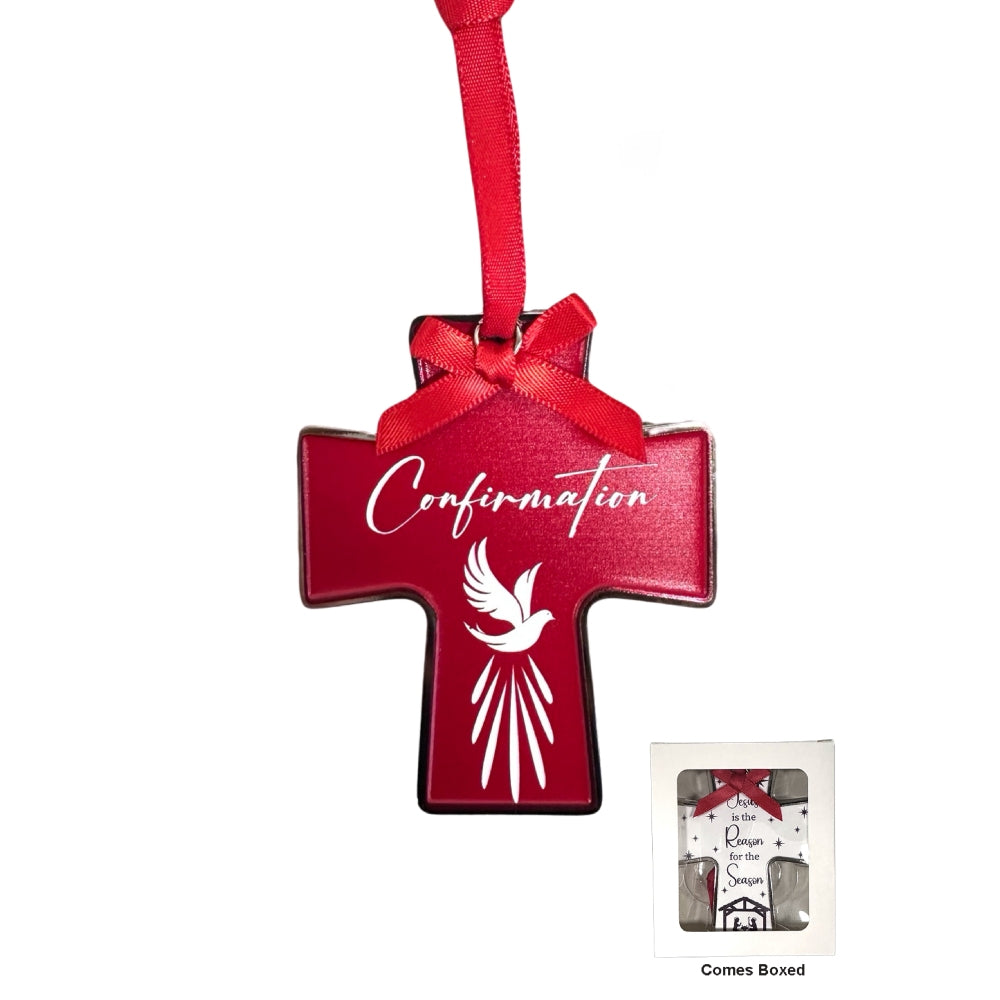 METAL CROSS HANGING ORNAMENT CONFIRMATION