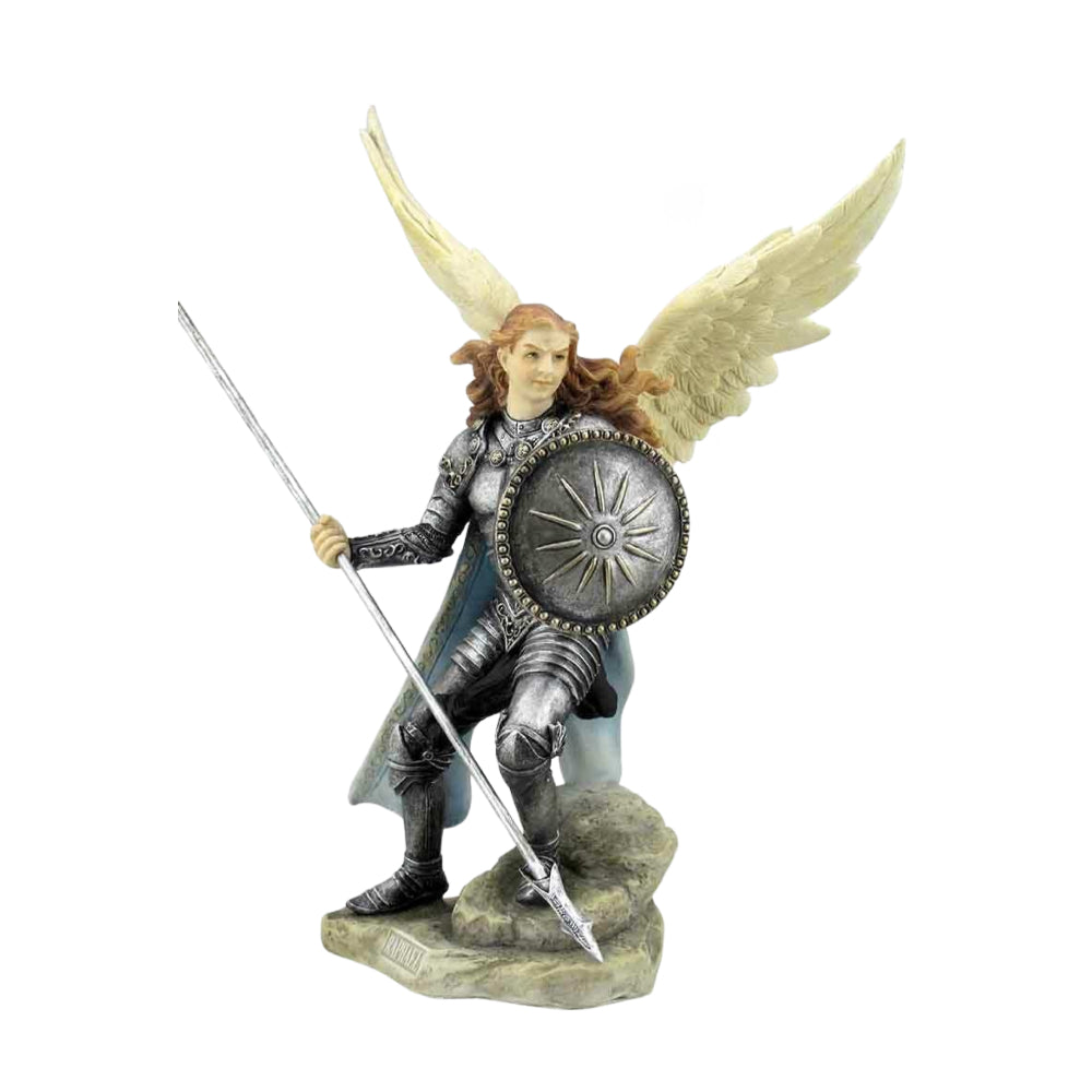 VERONESE DESIGNS FIGURINE COLOURED ARCHANGEL RAPHAEL