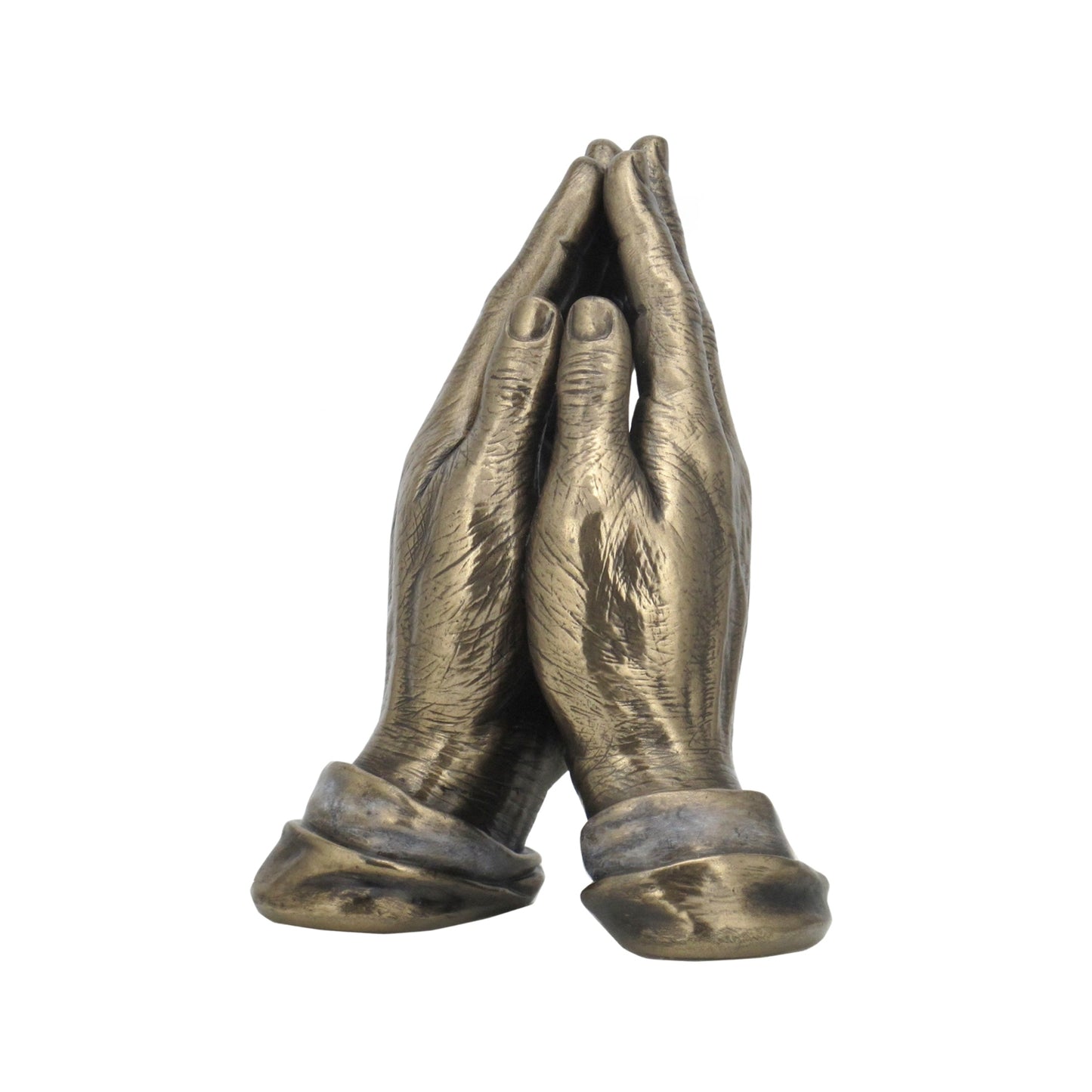 VERONESE DESIGNS FIGURINE BRONZE PRAYING HANDS