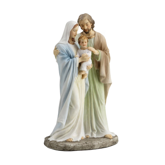 VERONESE DESIGNS FIGURINE COLOURED HOLY FAMILY