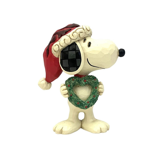 Peanuts By Jim Shore Mini Snoopy Heart Wreath
