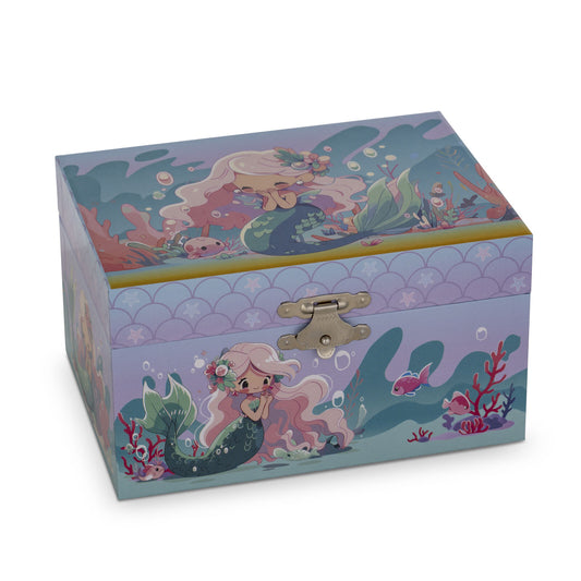 CHILDRENS MUSICAL JEWELLERY BOX ADELLA MERMAID