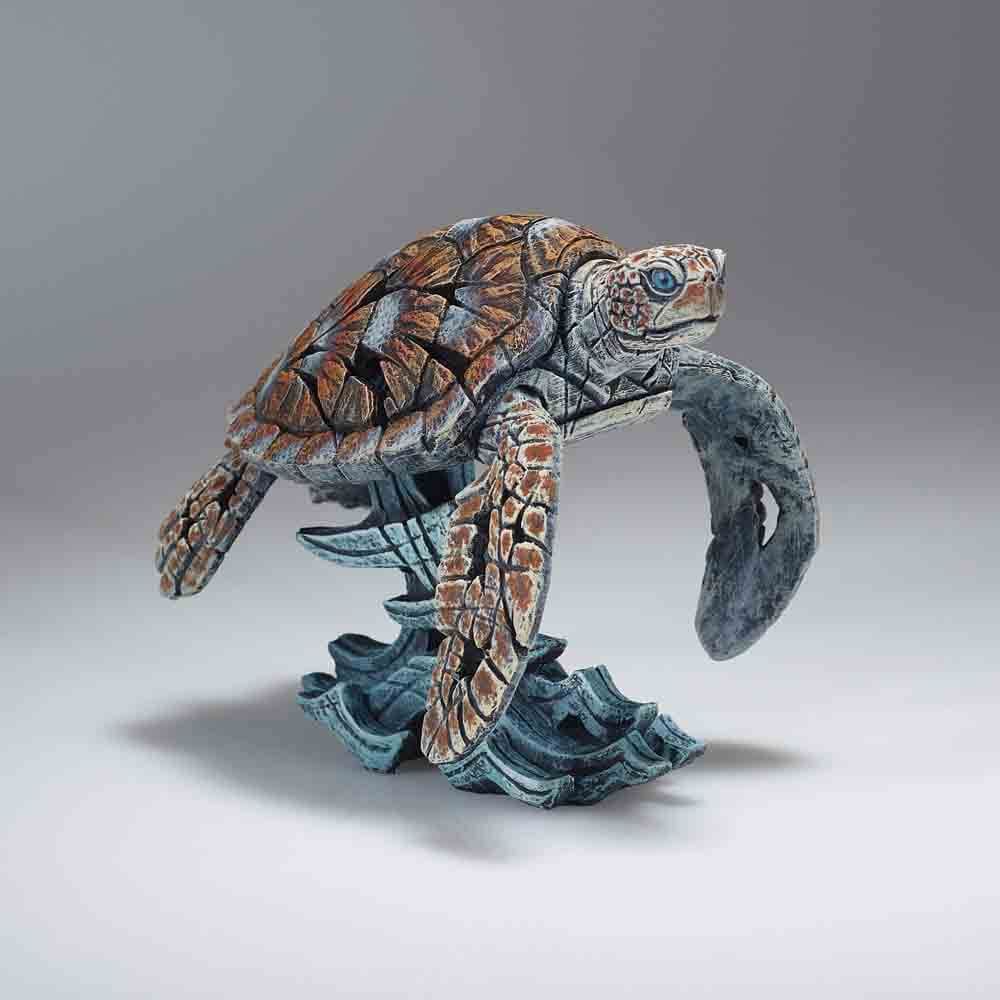 EDGE SCULPTURE MINIATURE SEA TURTLE