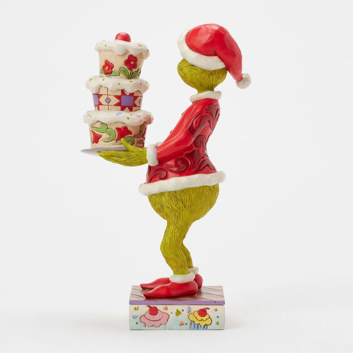 THE GRINCH BY JIM SHORE GRINCH WITH CAKE 23CM