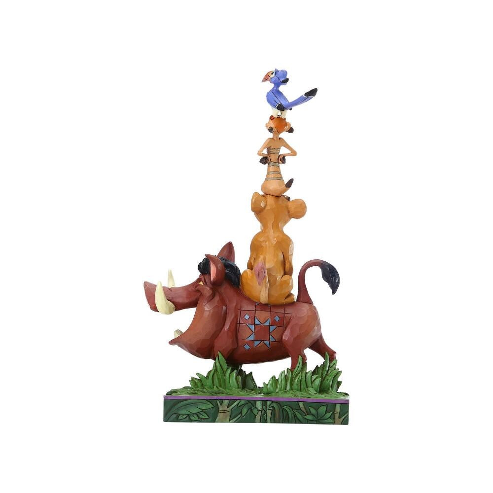 DISNEY TRADITIONS BY JIM SHORE BALANCE OF NATURE LION KING SIMBA PUMBAA TIMON ZAZU STACKING