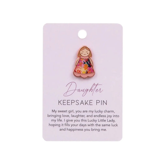 Keepsake Pin Lucky Little Ladies Daughter