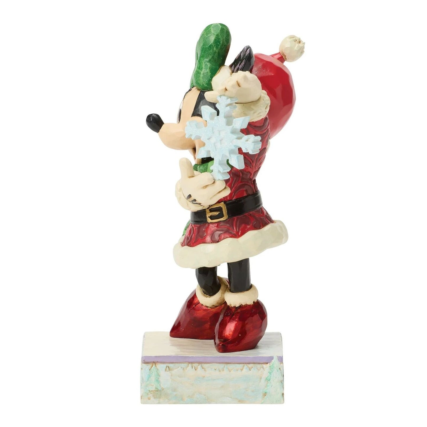 DISNEY TRADITIONS BY JIM SHORE CHRISTMAS MINNIE WITH SNOWFLAKE