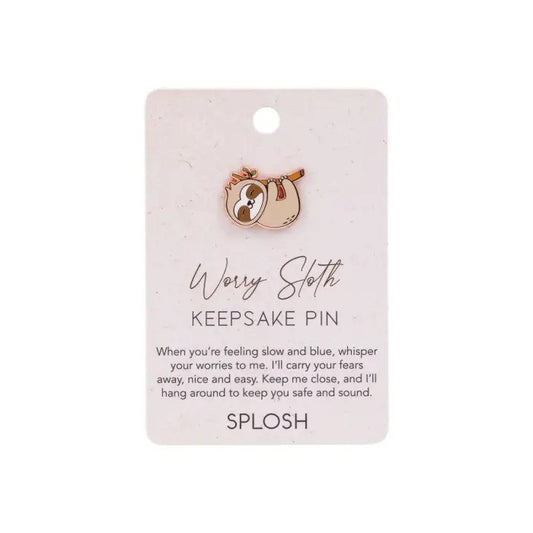 Keepsake Pin Worry Sloth