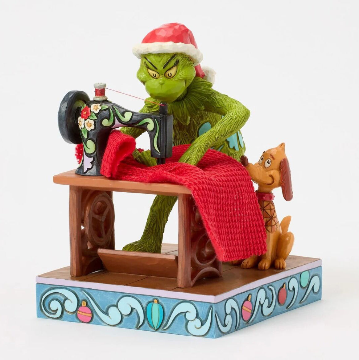 THE GRINCH BY JIM SHORE SEWING SANTA SUIT