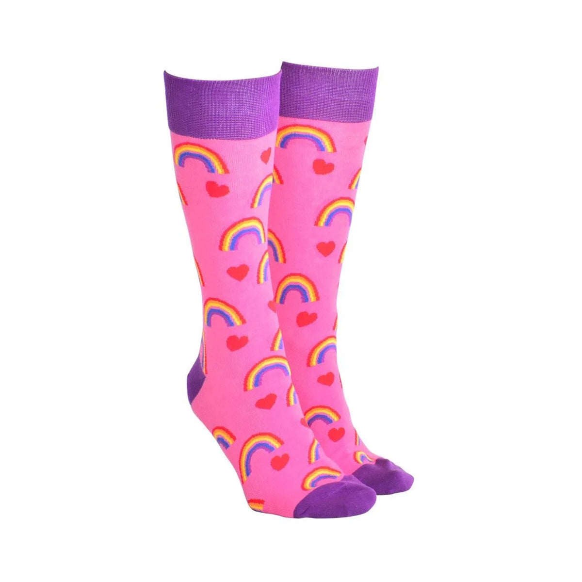 Sock Society Rainbow Heart