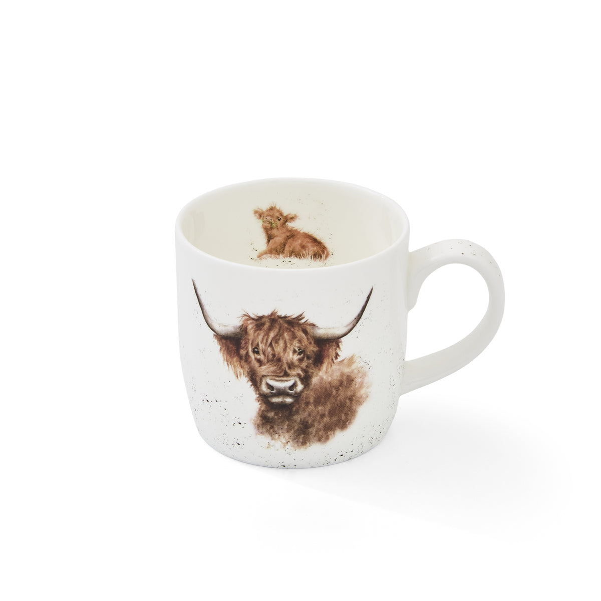 ROYAL WORCESTER WRENDALE MUG HIGHLAND COW