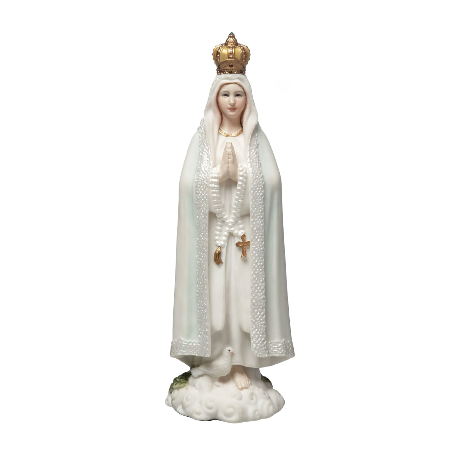 VERONESE DESIGNS MINI RESIN STATUE OUR LADY FATIMA