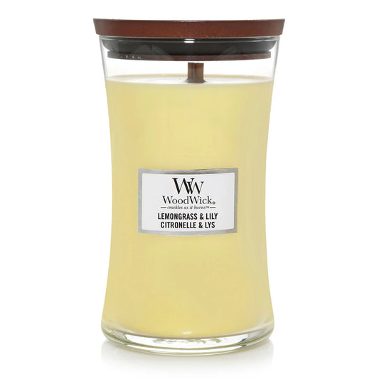 WoodWick Candle Large Lemongrass & Lily
