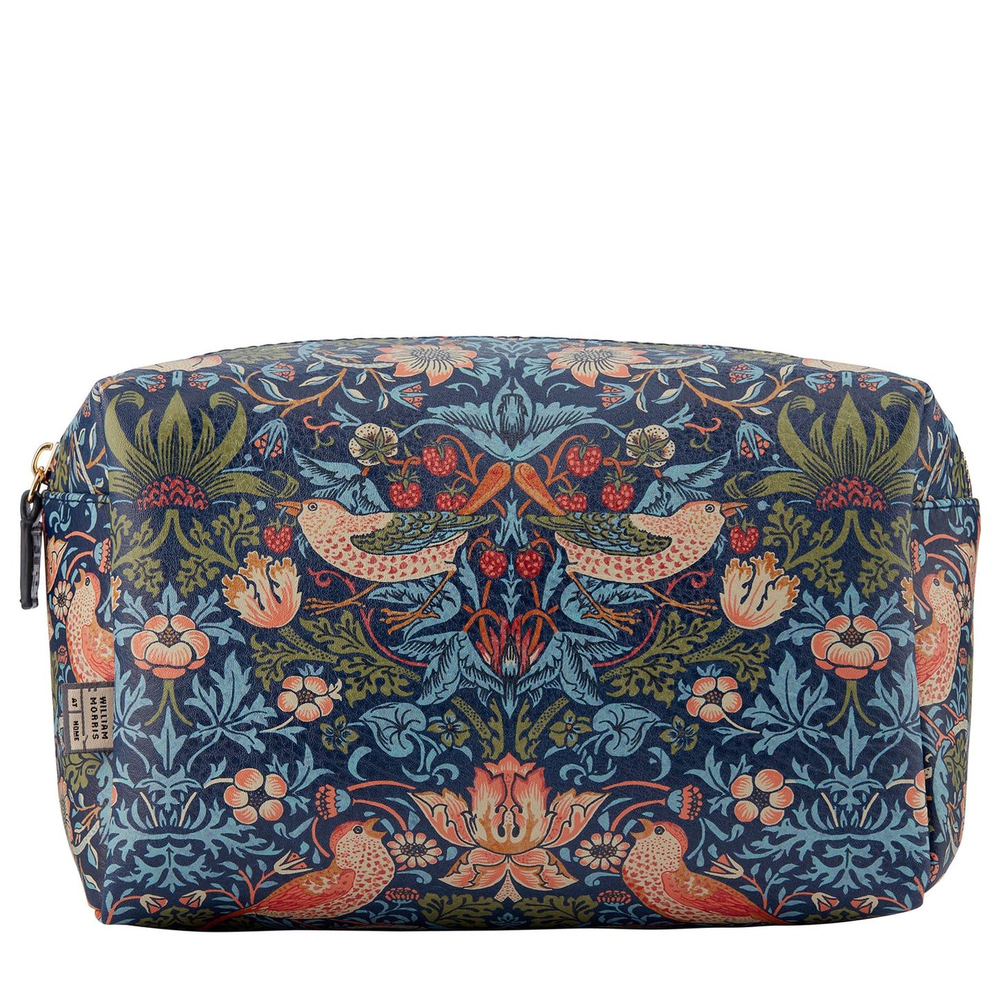 William Morris at Home Strawberry Thief Lrg Toiletry Bag Blue
