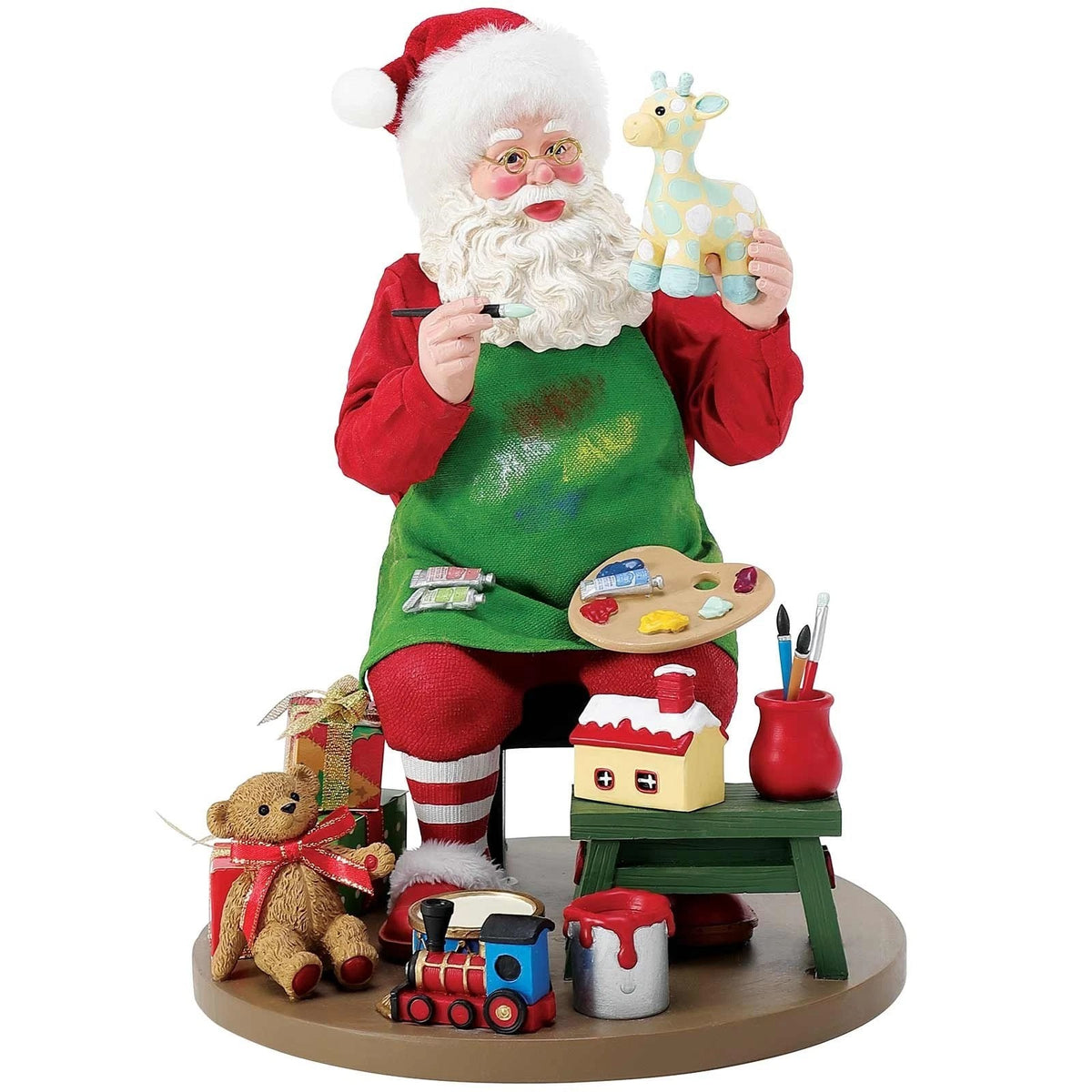 POSSIBLE DREAMS SANTA PAINTING TOYS IN WORKSHOP