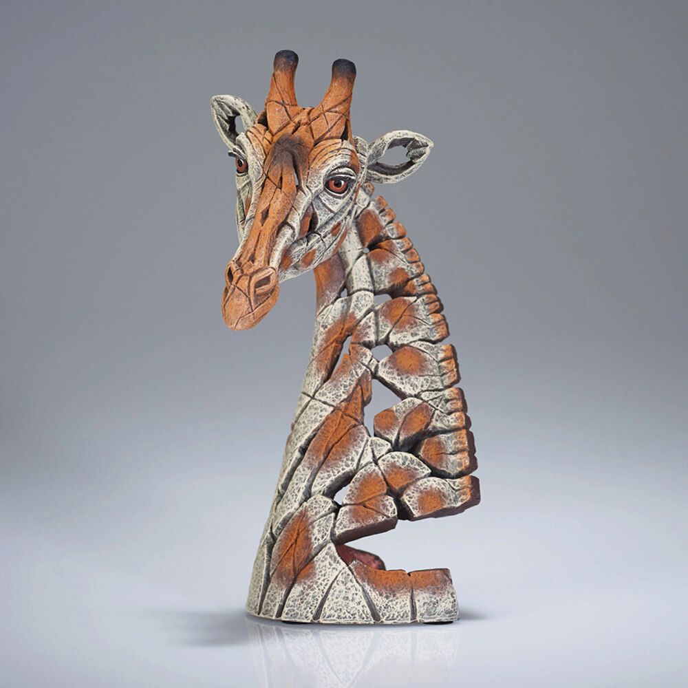 EDGE SCULPTURE MINIATURE GIRAFFE  BUST