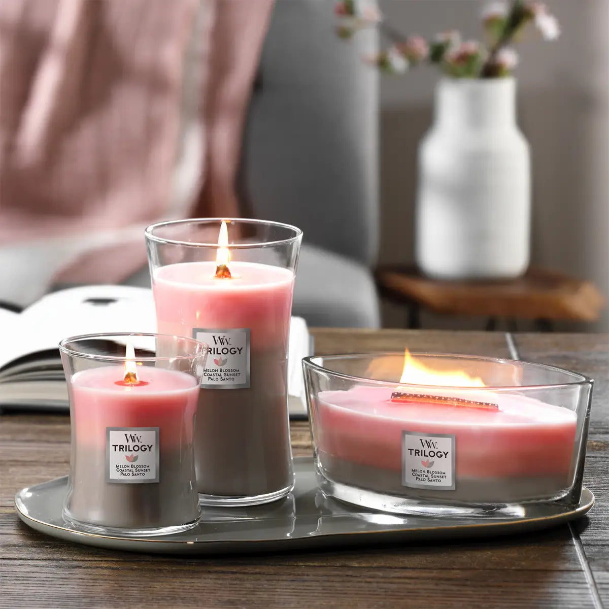 WoodWick Candle Medium Shoreline Trilogy