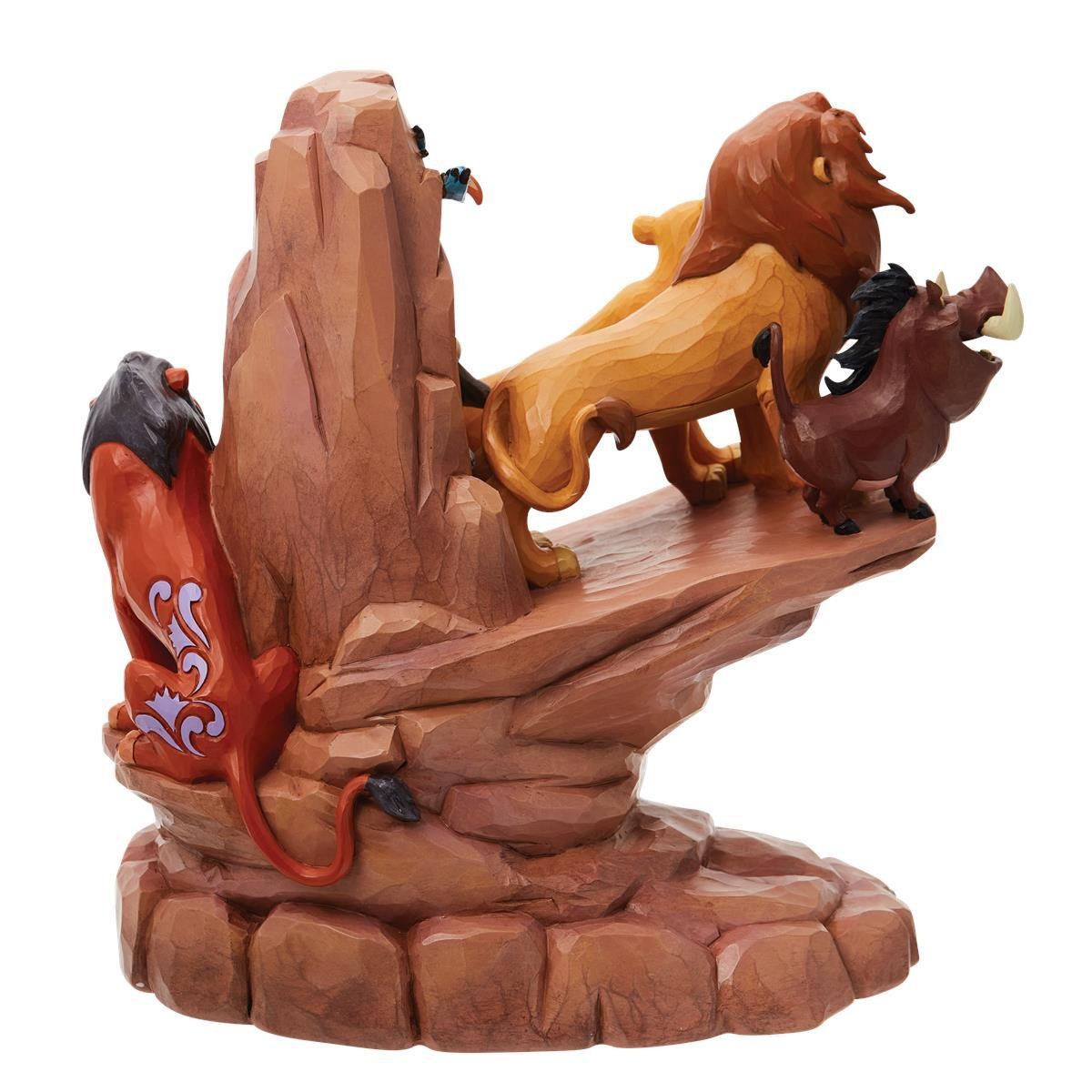 DISNEY TRADITIONS BY JIM SHORE CARVED IN STONE THE LION KING PRIDE ROCK
