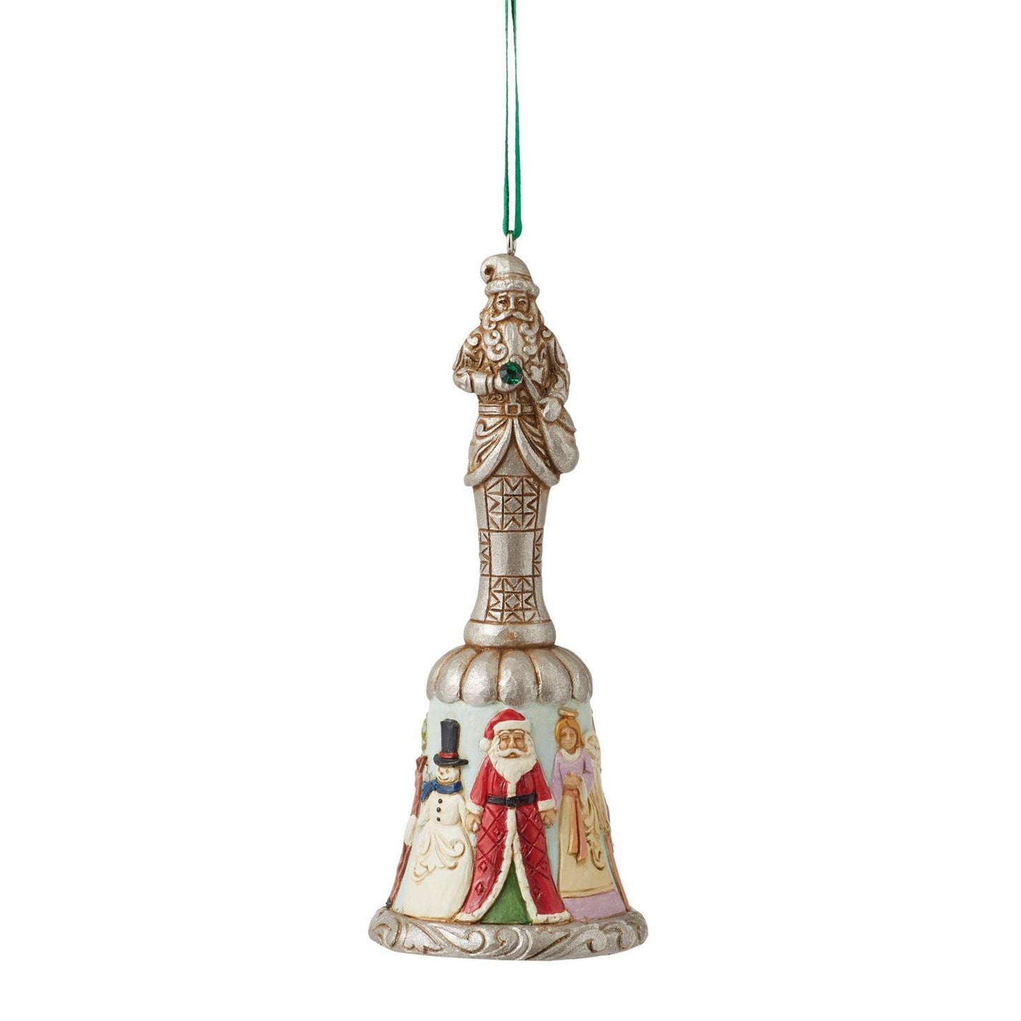 HEARTWOOD CREEK HANGING ORNAMENT SANTA BELL LIMITED EDITION