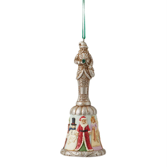 HEARTWOOD CREEK HANGING ORNAMENT SANTA BELL LIMITED EDITION
