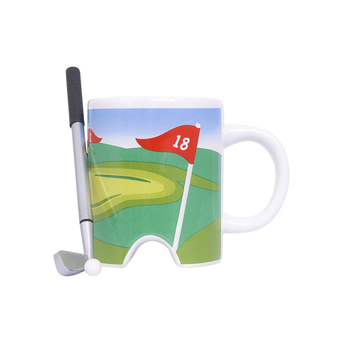 Golf Mug With Hole, Club And Ball