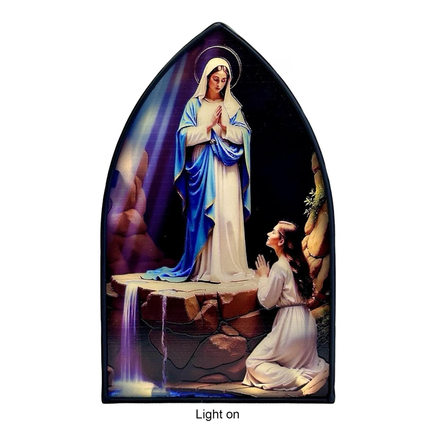 DIVINE SERIES LED PLAQUE SACRED HEART MARY
