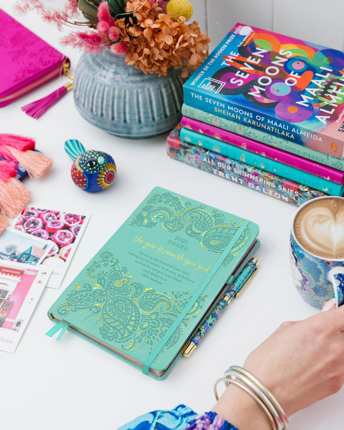 Intrinsic 2027 Diary Planner The Year To Nourish Your Soul - Tahitian Turquoise
