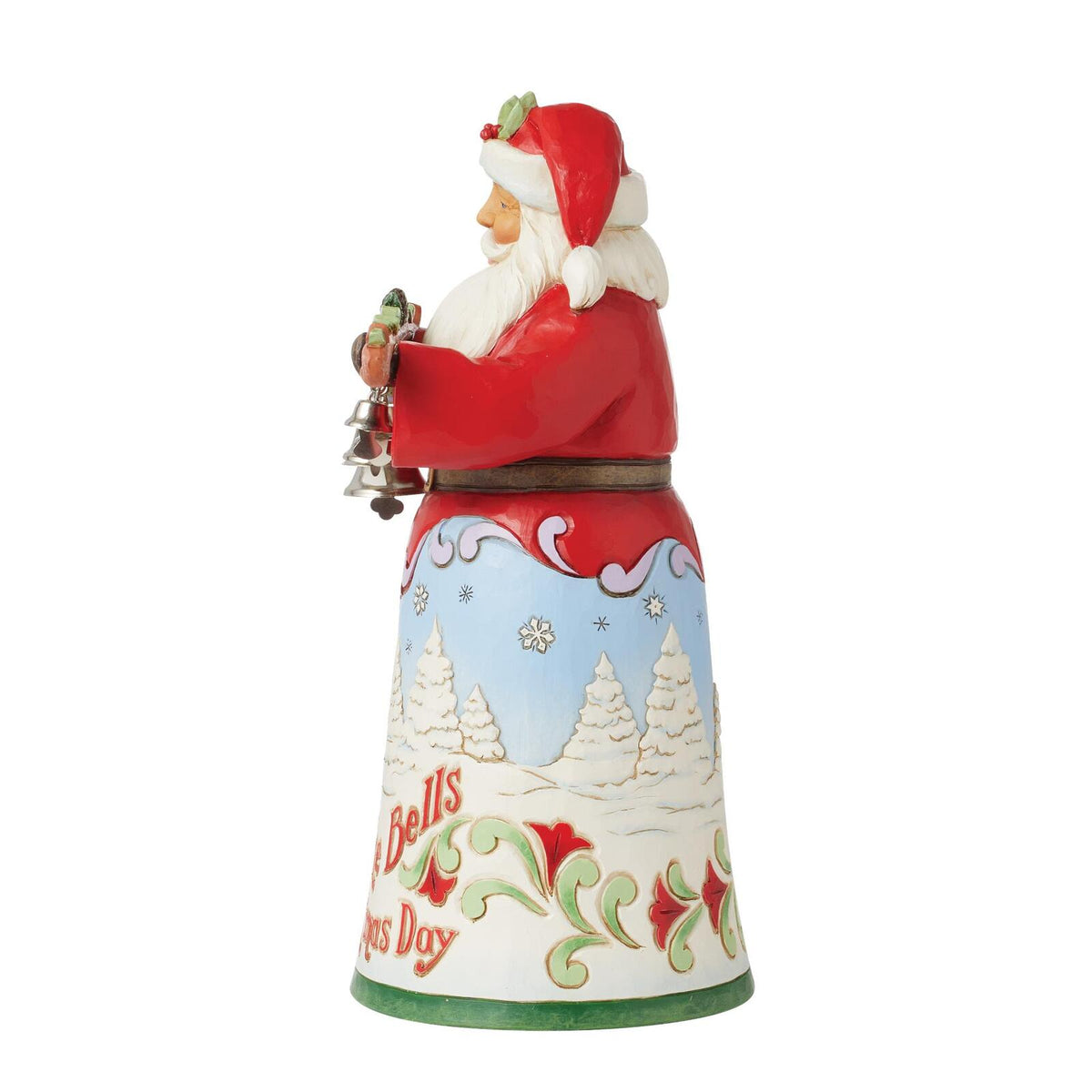 HEARTWOOD CREEK SANTA I HEARD THE BELLS 24CM