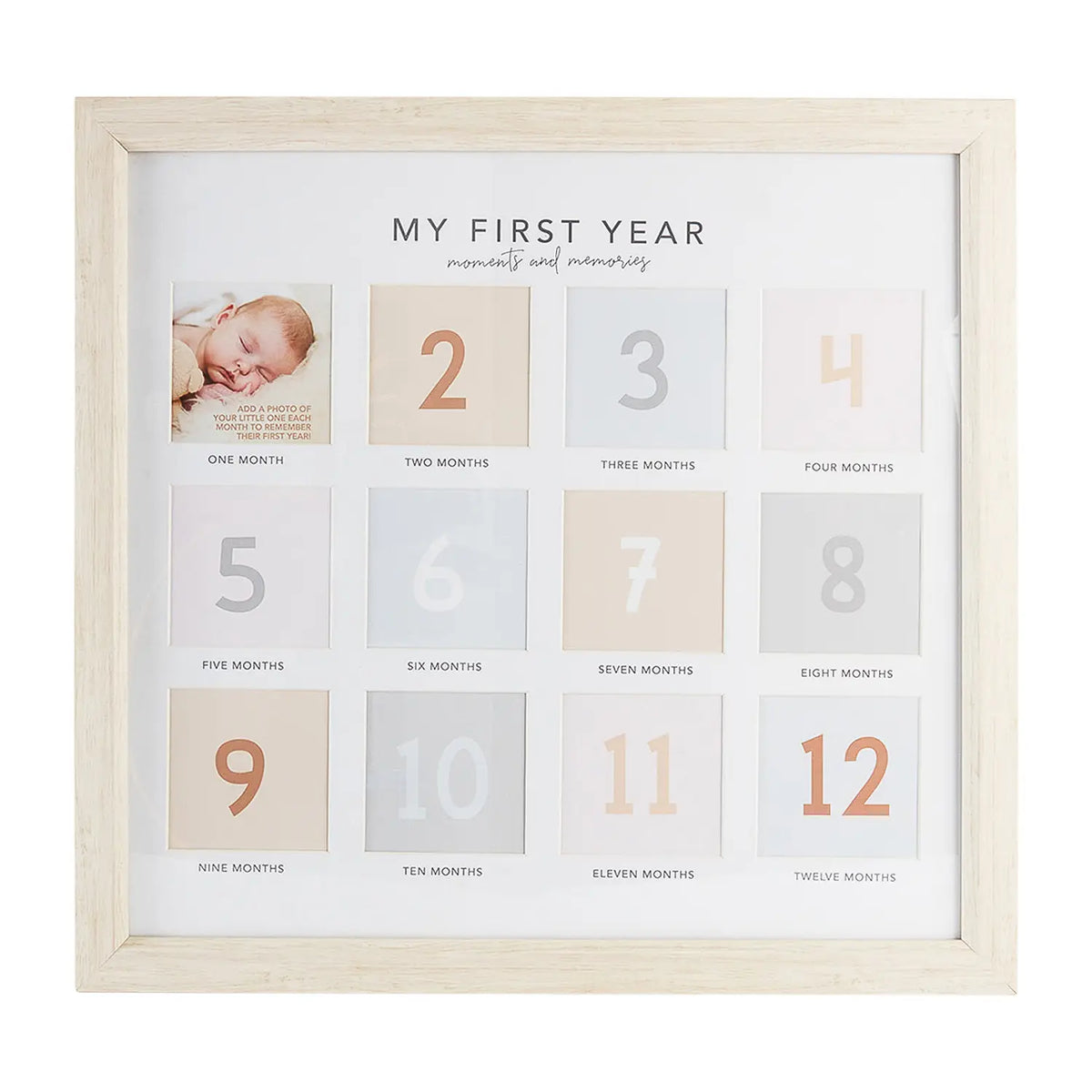 Baby First Year Photo Frame