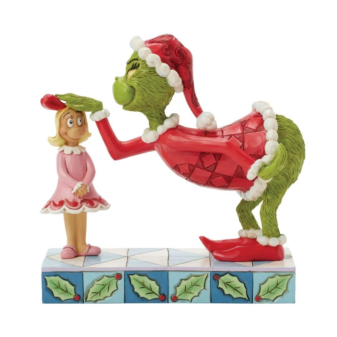 The Grinch By Jim Shore Grinch Patting Cindy-Lou's Head