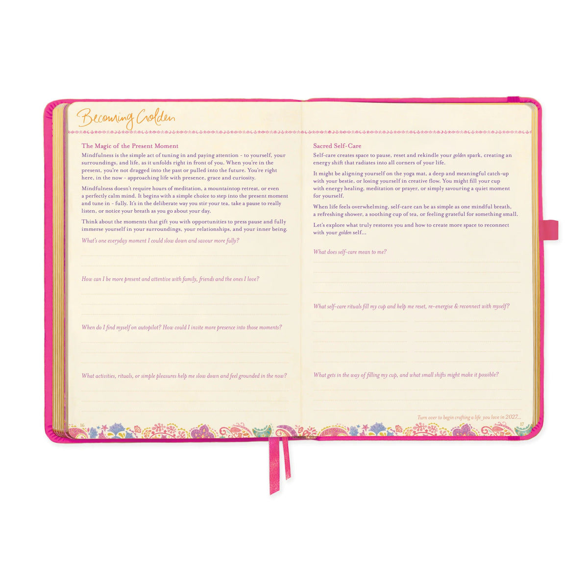 Intrinsic 2027 Diary Planner The Year To Rise Strong - Positively Pink
